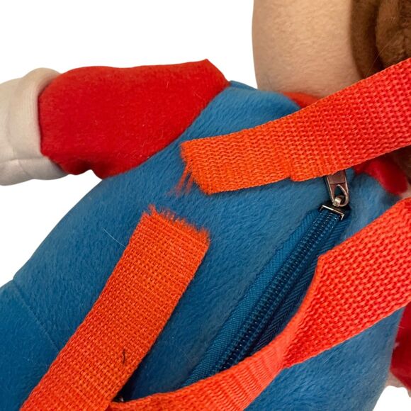 Super Mario Plush Backpack Large 17" Zipper Nintendo 2011 - Picture 8 of 12